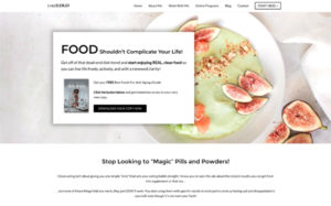 Clean Eating Website Theme