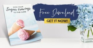 List-Building Freebie for Health Coach Kick Your Sugar Cravings To The Curb