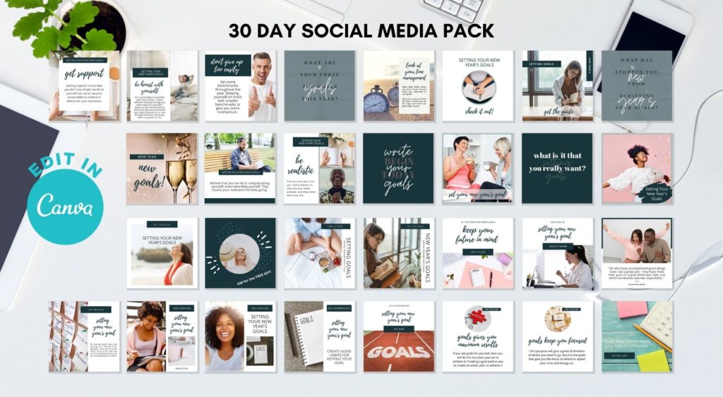 January 2021 - 30 Day Social Media Pack