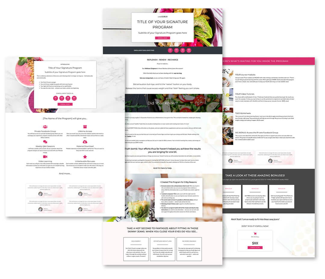 Sales Page Template